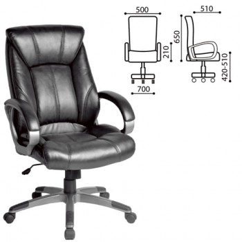 Кресло офисное BRABIX Maestro EX-506 (черный) в Линёво - linyovo.mebel54.com | фото