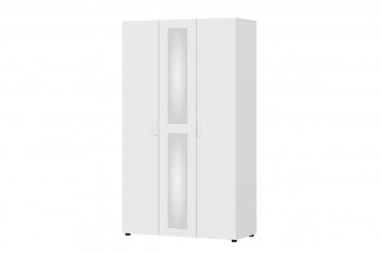 Модульная система "Токио" Шкаф трехстворчатый Белый текстурныйный в Линёво - linyovo.mebel54.com | фото
